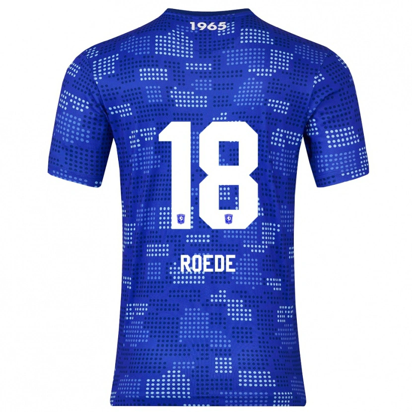 Danxen Mujer Camiseta Melle Roede #18 Azul Celeste 2ª Equipación 2025/26 La Camisa