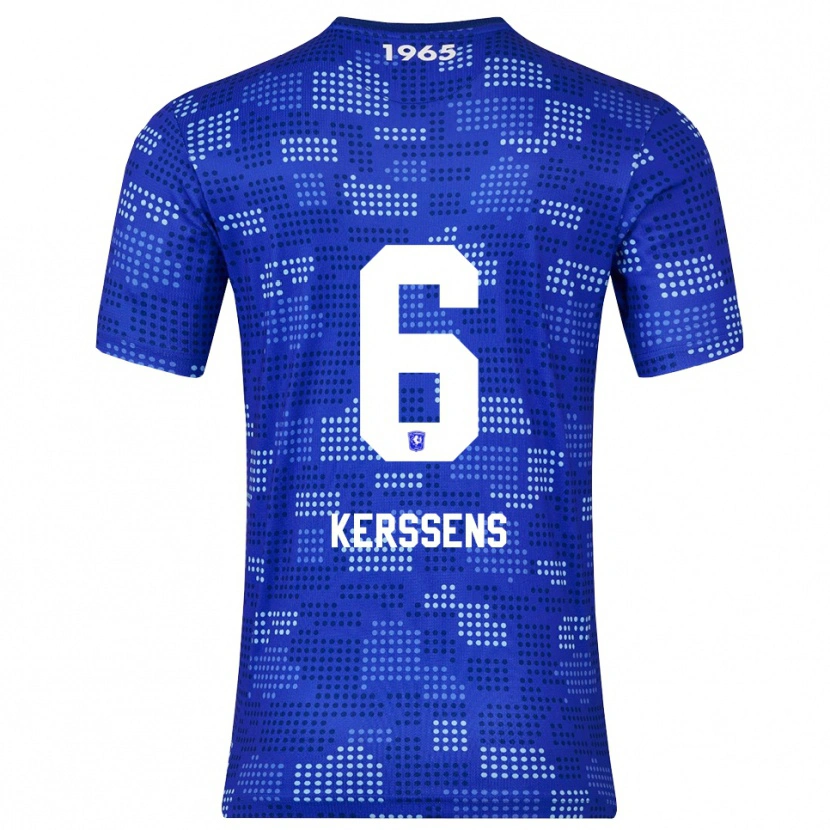 Danxen Mujer Camiseta Tom Kerssens #6 Azul Celeste 2ª Equipación 2025/26 La Camisa