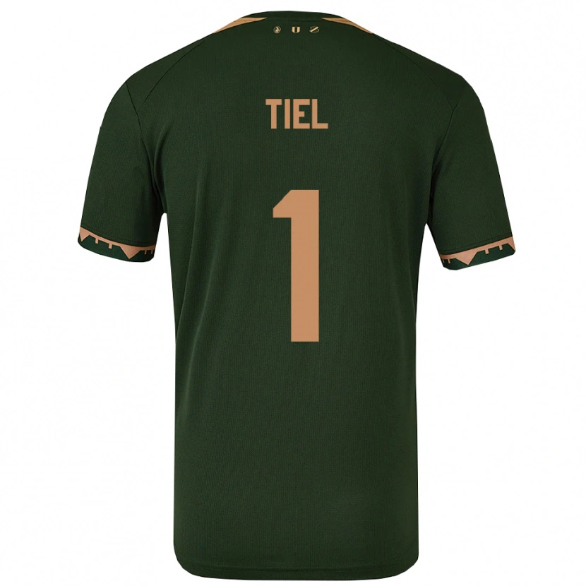 Danxen Mujer Camiseta Mick Tiel #1 Verde Oro 2ª Equipación 2025/26 La Camisa