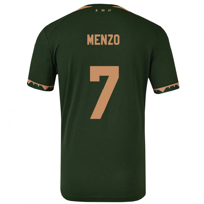 Danxen Mujer Camiseta Björn Menzo #7 Verde Oro 2ª Equipación 2025/26 La Camisa