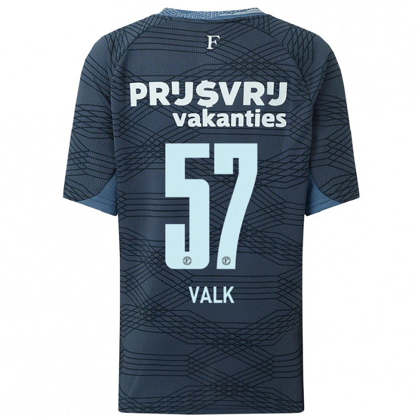 Danxen Mujer Camiseta Sem Valk #57 Negro Gris 2ª Equipación 2025/26 La Camisa