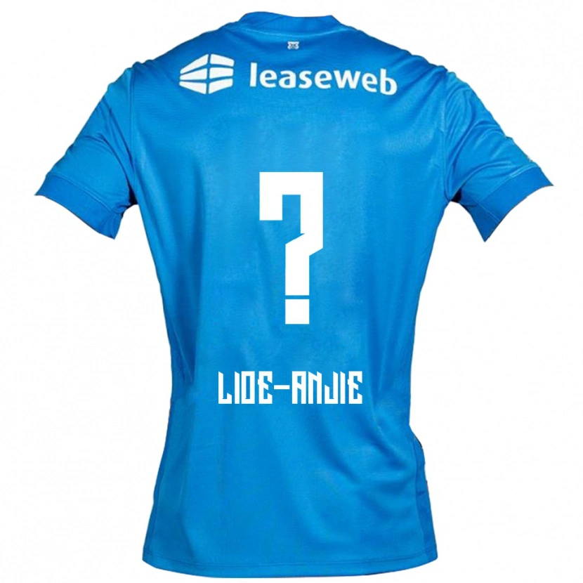 Danxen Mujer Camiseta Jahlil Lioe-Anjie #0 Azul Blanco 2ª Equipación 2025/26 La Camisa