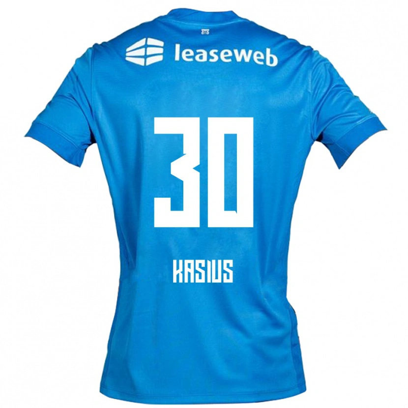 Danxen Mujer Camiseta Denso Kasius #30 Azul Blanco 2ª Equipación 2025/26 La Camisa