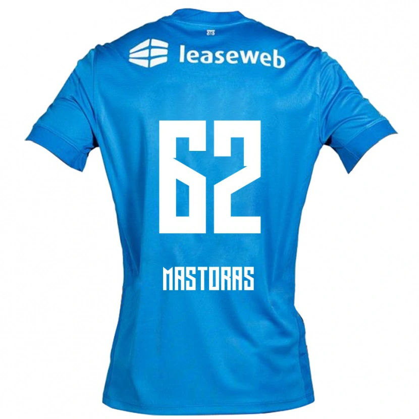 Danxen Mujer Camiseta Enoch Mastoras #62 Azul Blanco 2ª Equipación 2025/26 La Camisa
