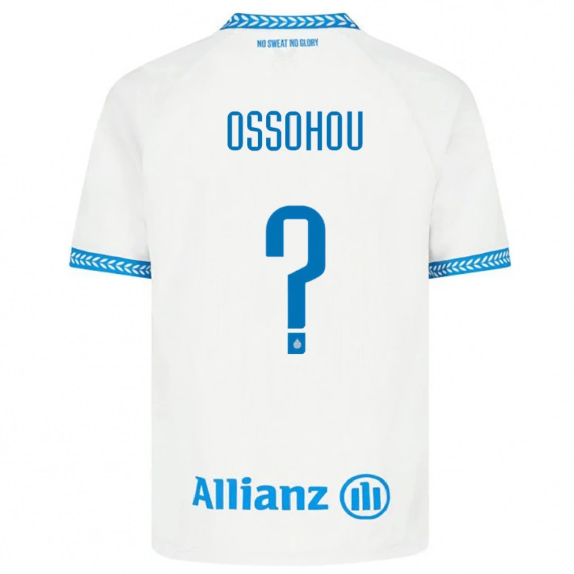 Danxen Mujer Camiseta Clever Ossohou #0 Azul Blanco 2ª Equipación 2025/26 La Camisa