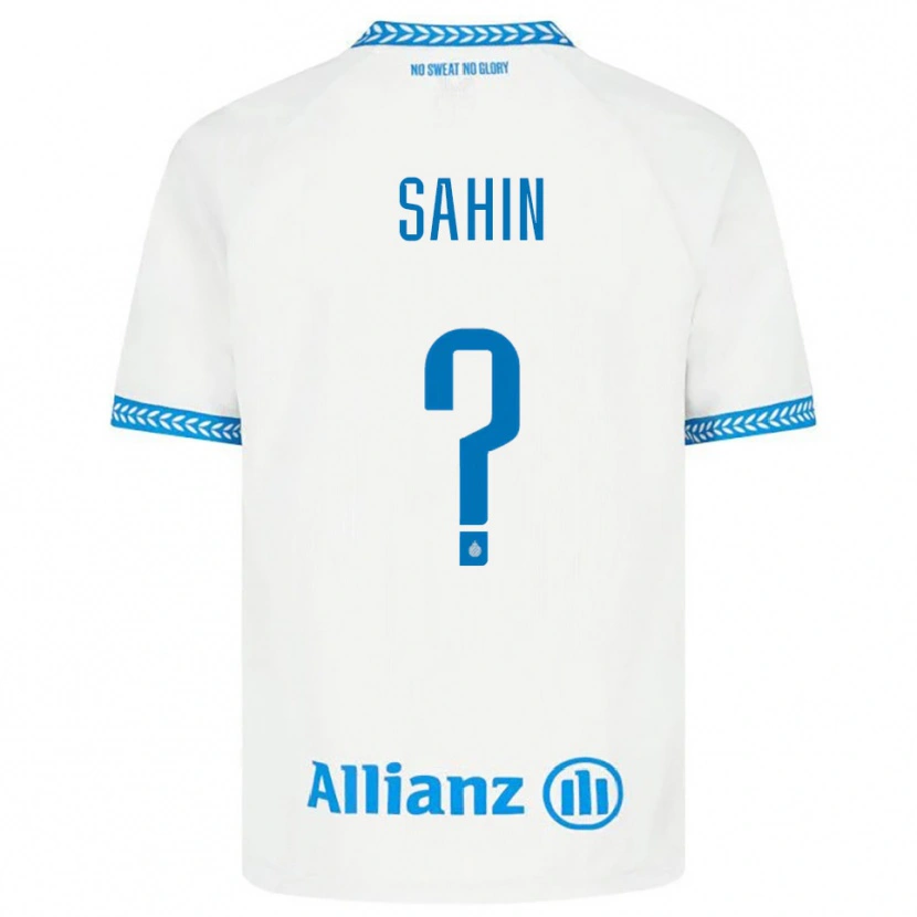 Danxen Mujer Camiseta Ilhan Sahin #0 Azul Blanco 2ª Equipación 2025/26 La Camisa