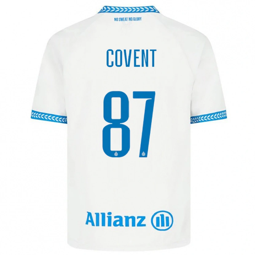 Danxen Mujer Camiseta Jorijn Covent #87 Azul Blanco 2ª Equipación 2025/26 La Camisa