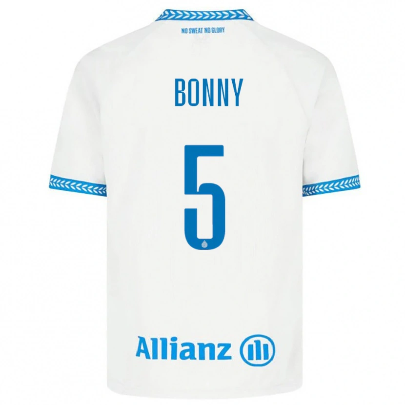 Danxen Mujer Camiseta Chionne Bonny #5 Azul Blanco 2ª Equipación 2025/26 La Camisa