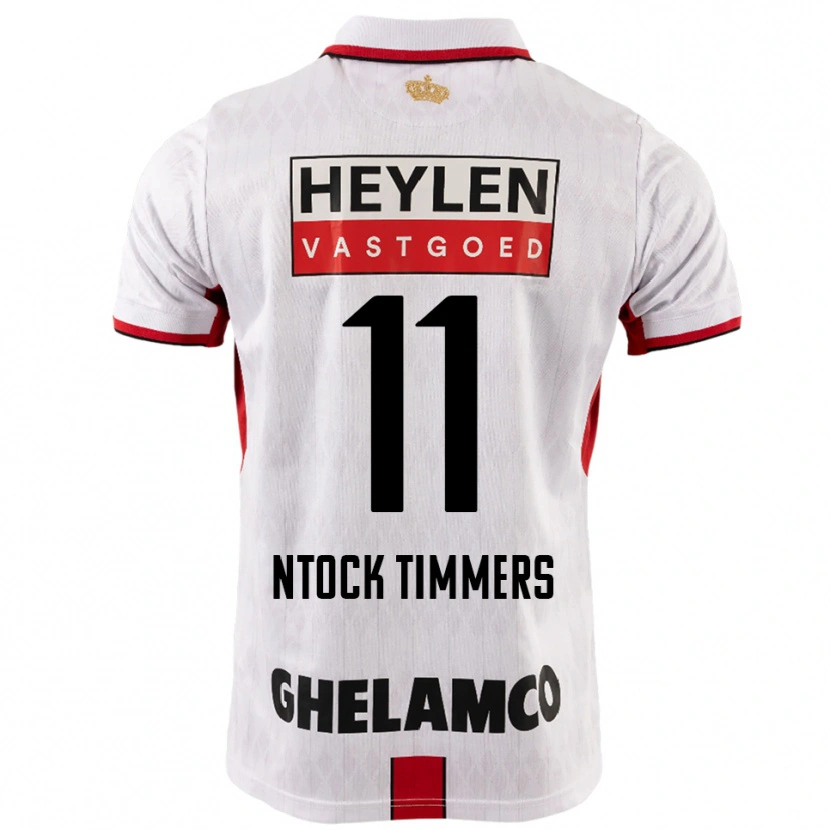 Danxen Mujer Camiseta Kurtis Ntock Timmers #11 Blanco Rojo 2ª Equipación 2025/26 La Camisa