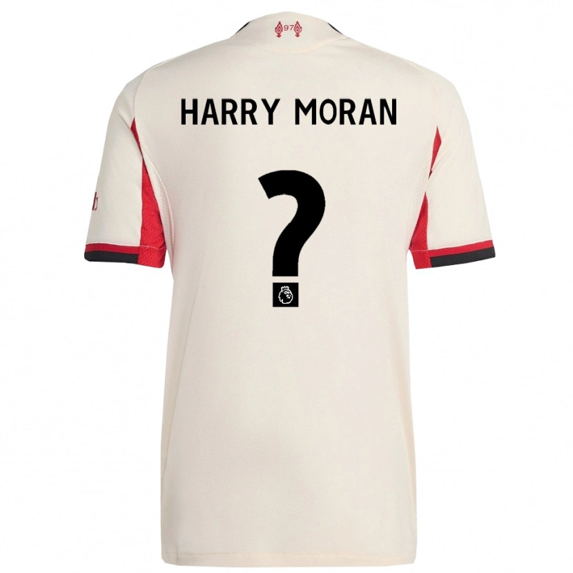 Danxen Mujer Camiseta Harry Moran #0 Blanco Negro 2ª Equipación 2025/26 La Camisa