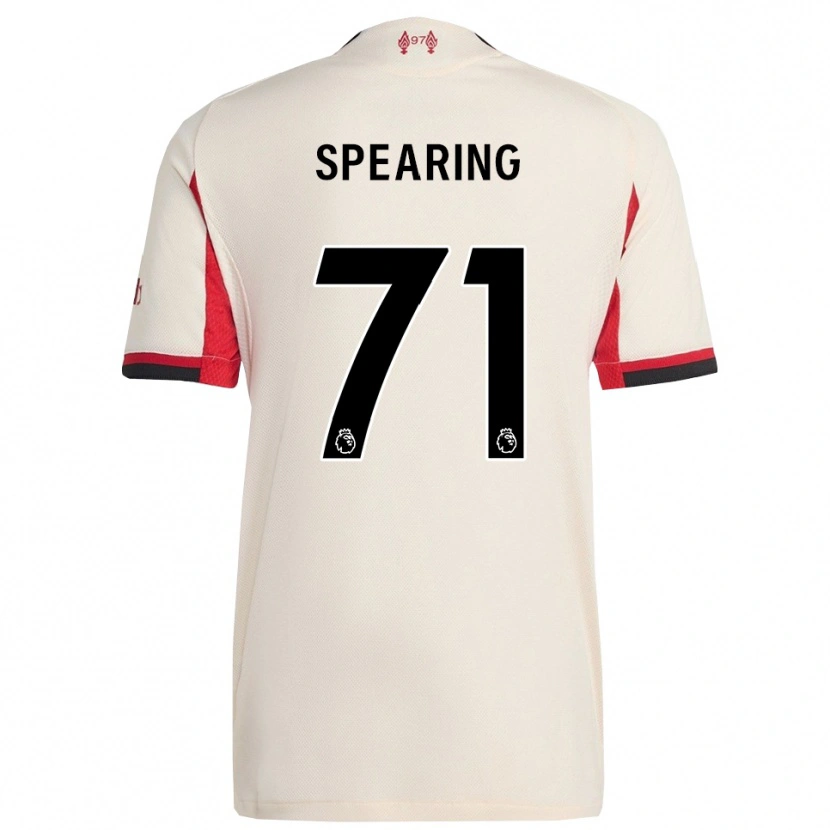 Danxen Mujer Camiseta Jay Spearing #71 Blanco Negro 2ª Equipación 2025/26 La Camisa
