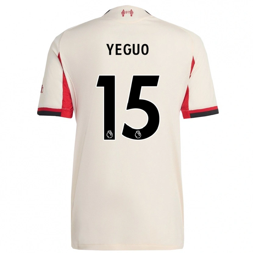 Danxen Mujer Camiseta Aiden Yeguo #15 Blanco Negro 2ª Equipación 2025/26 La Camisa