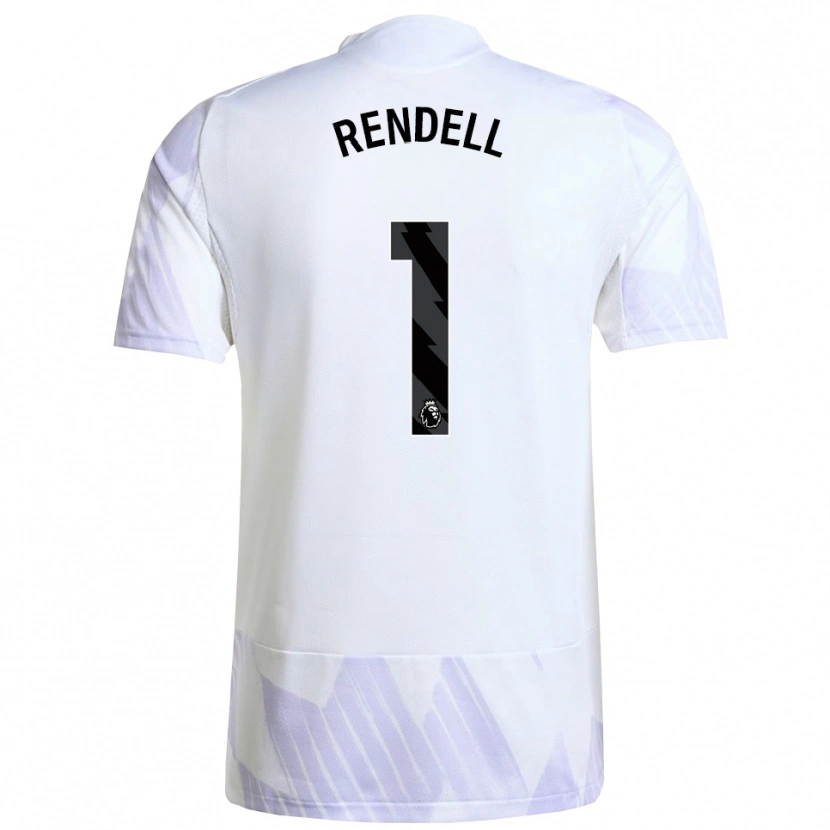 Danxen Mujer Camiseta Kayla Rendell #1 Blanco Púrpura Púrpura 2ª Equipación 2025/26 La Camisa