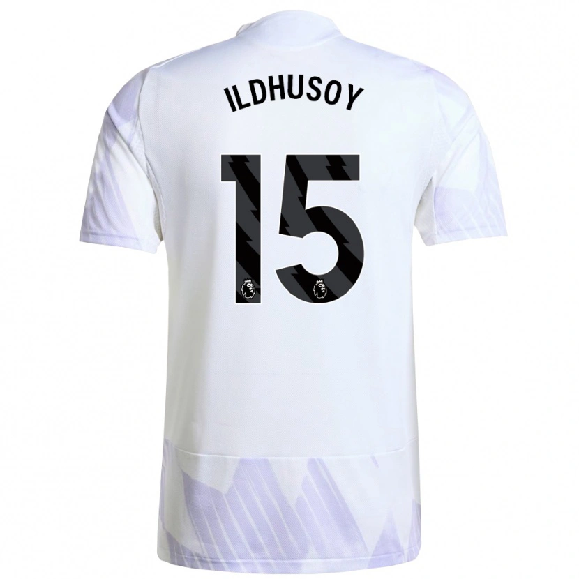 Danxen Mujer Camiseta Celin Bizet Ildhusøy #15 Blanco Púrpura Púrpura 2ª Equipación 2025/26 La Camisa