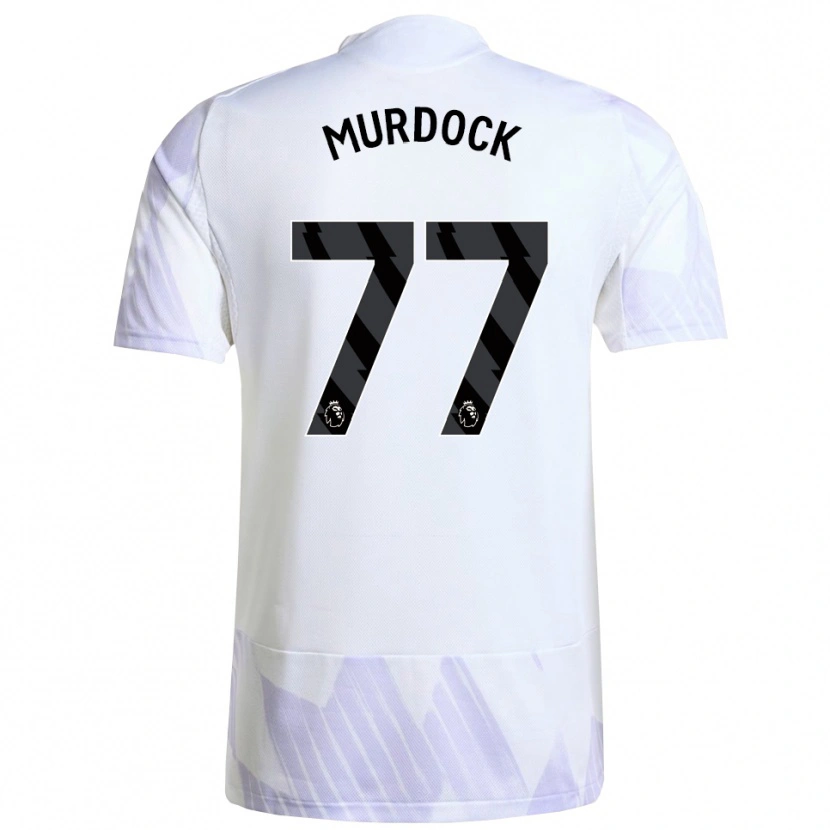 Danxen Mujer Camiseta Will Murdock #77 Blanco Púrpura Púrpura 2ª Equipación 2025/26 La Camisa