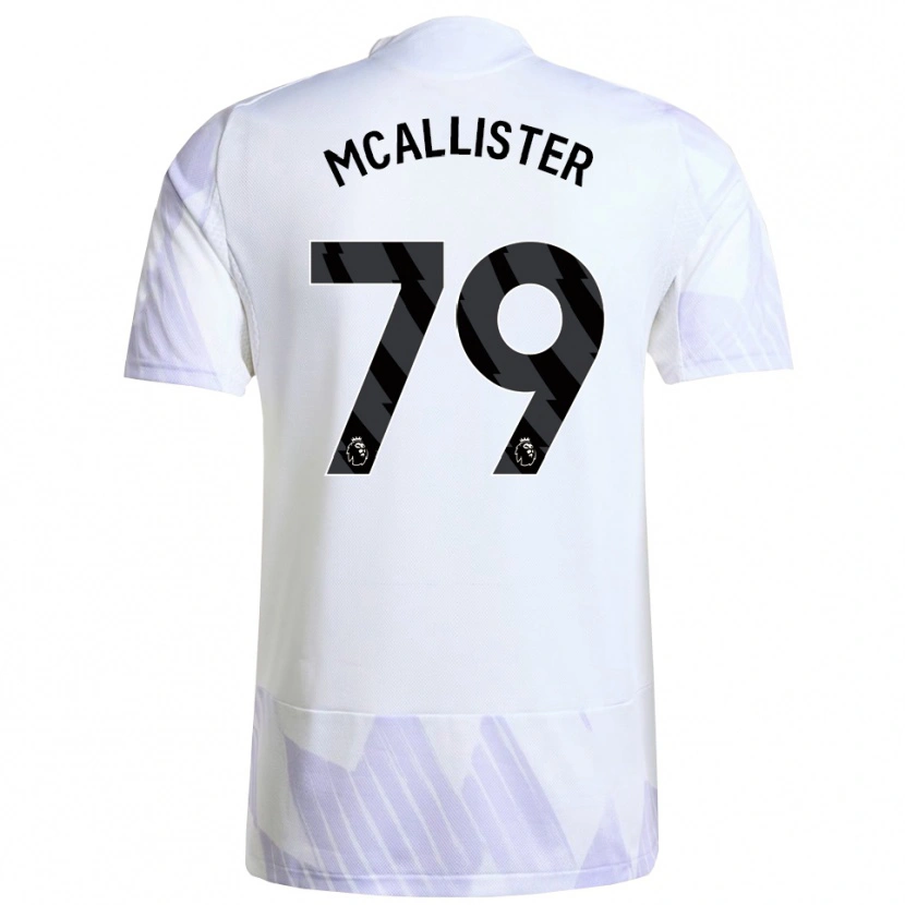 Danxen Mujer Camiseta Finley Mcallister #79 Blanco Púrpura Púrpura 2ª Equipación 2025/26 La Camisa