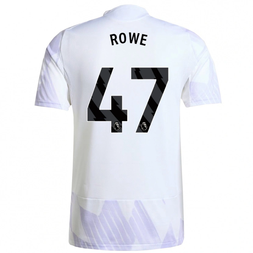 Danxen Mujer Camiseta Tommy Rowe #47 Blanco Púrpura Púrpura 2ª Equipación 2025/26 La Camisa