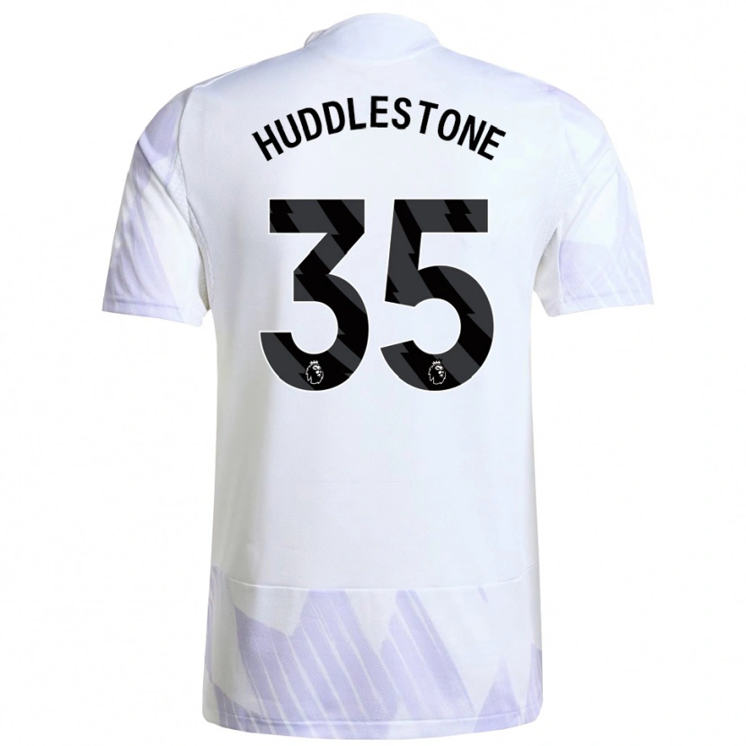 Danxen Mujer Camiseta Tom Huddlestone #35 Blanco Púrpura Púrpura 2ª Equipación 2025/26 La Camisa