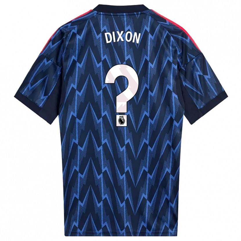 Danxen Mujer Camiseta Danny Dixon #0 Marino Rojo 2ª Equipación 2025/26 La Camisa