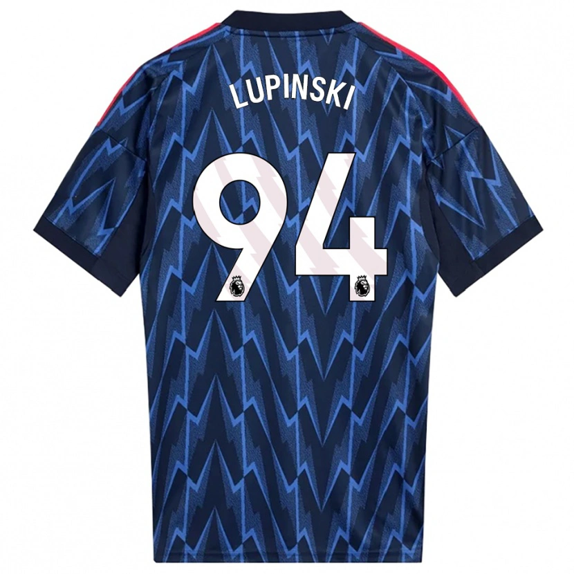 Danxen Mujer Camiseta Remi Lupinski #94 Marino Rojo 2ª Equipación 2025/26 La Camisa