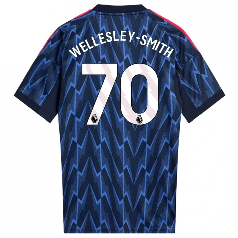 Danxen Mujer Camiseta Cecily Wellesley-Smith #70 Marino Rojo 2ª Equipación 2025/26 La Camisa
