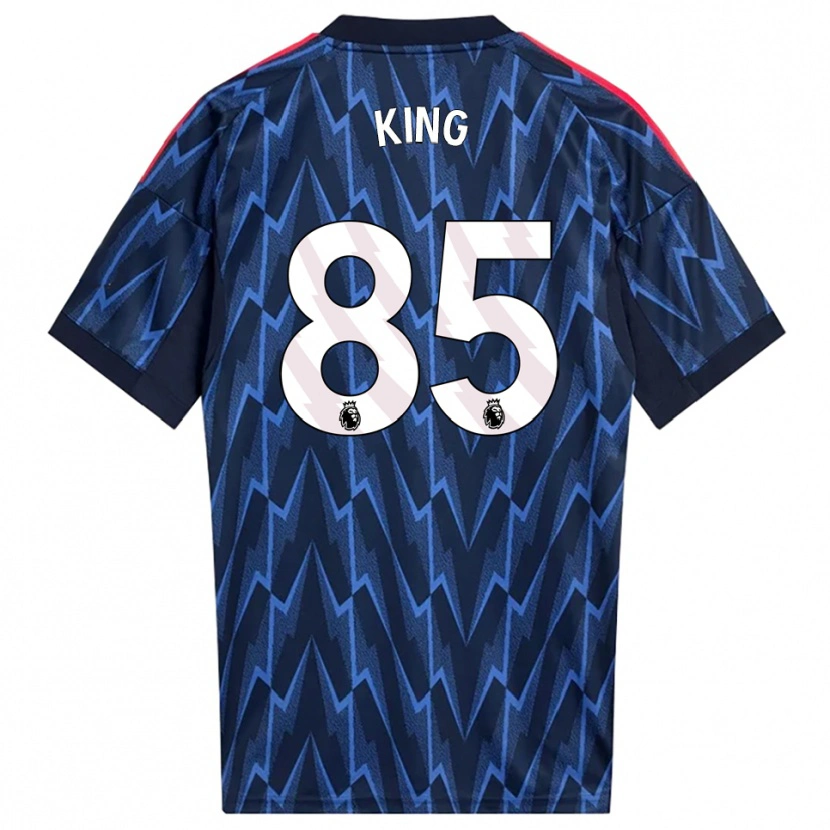 Danxen Mujer Camiseta Josiah King #85 Marino Rojo 2ª Equipación 2025/26 La Camisa