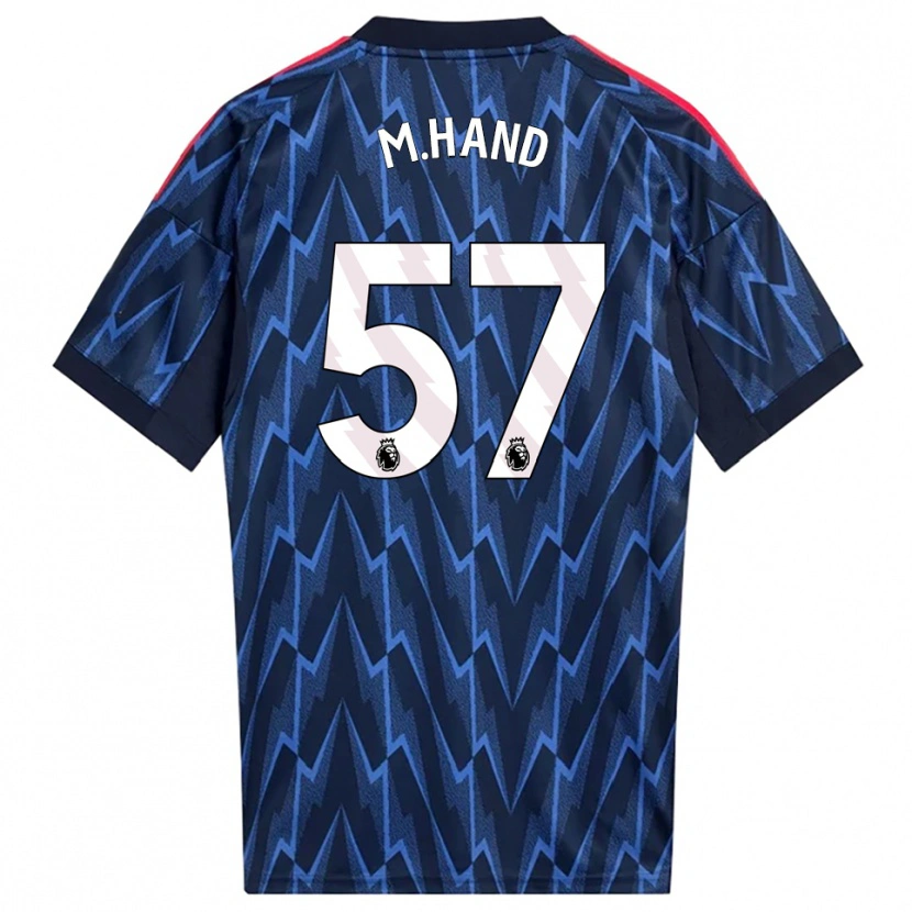 Danxen Mujer Camiseta Ismail Oulad M'hand #57 Marino Rojo 2ª Equipación 2025/26 La Camisa