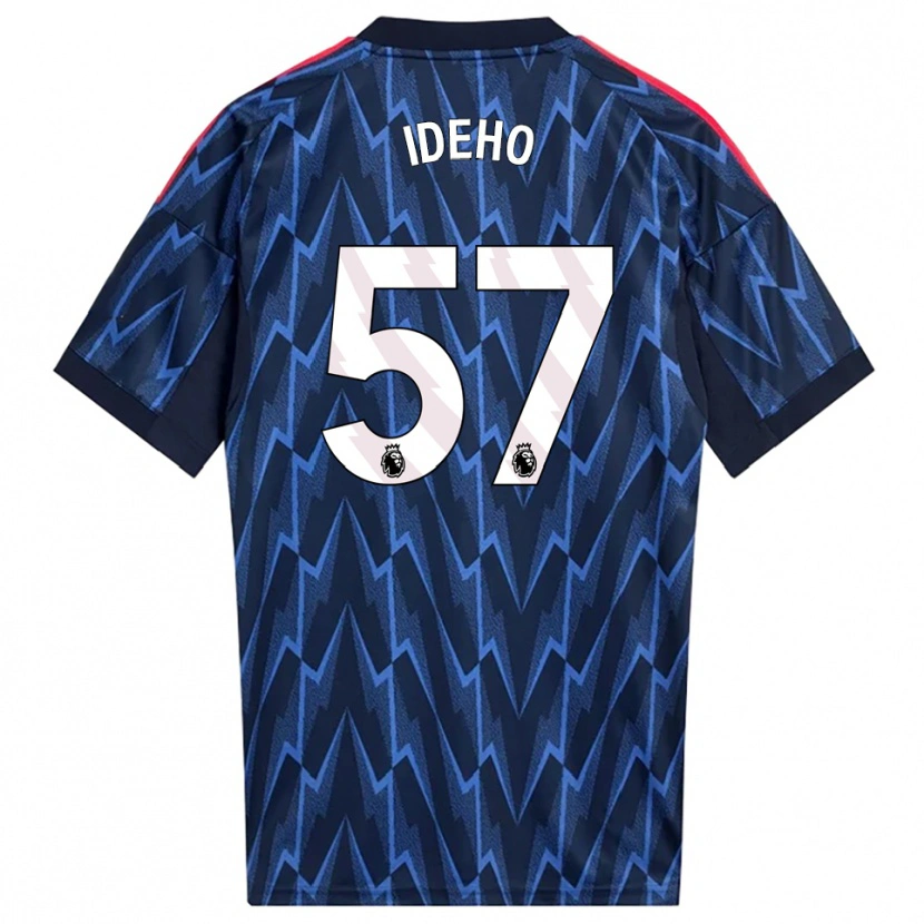 Danxen Mujer Camiseta Joel Ideho #57 Marino Rojo 2ª Equipación 2025/26 La Camisa