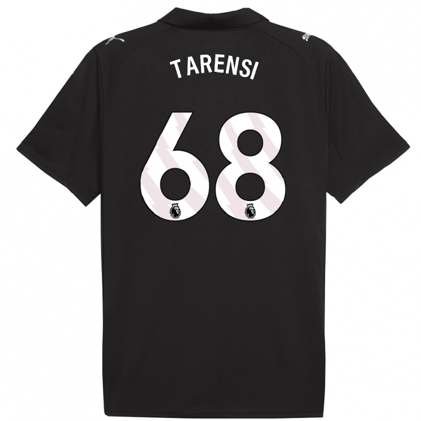Danxen Mujer Camiseta Oscar Tarensi #68 Negro Blanco 2ª Equipación 2025/26 La Camisa