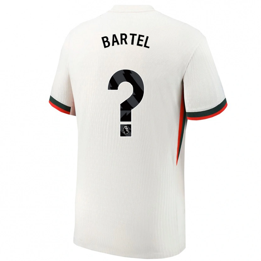 Danxen Mujer Camiseta Julia Bartel #0 Blanco Verde 2ª Equipación 2025/26 La Camisa