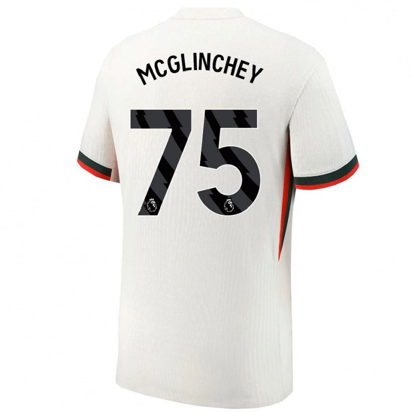 Danxen Mujer Camiseta Harry Mcglinchey #75 Blanco Verde 2ª Equipación 2025/26 La Camisa