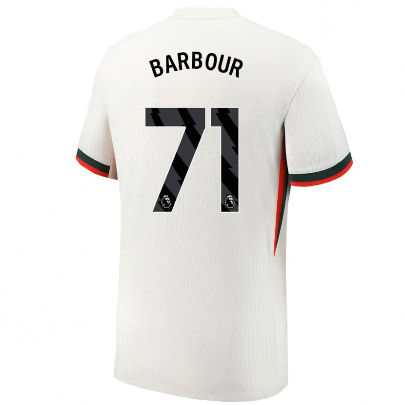 Danxen Mujer Camiseta Kobe Barbour #71 Blanco Verde 2ª Equipación 2025/26 La Camisa