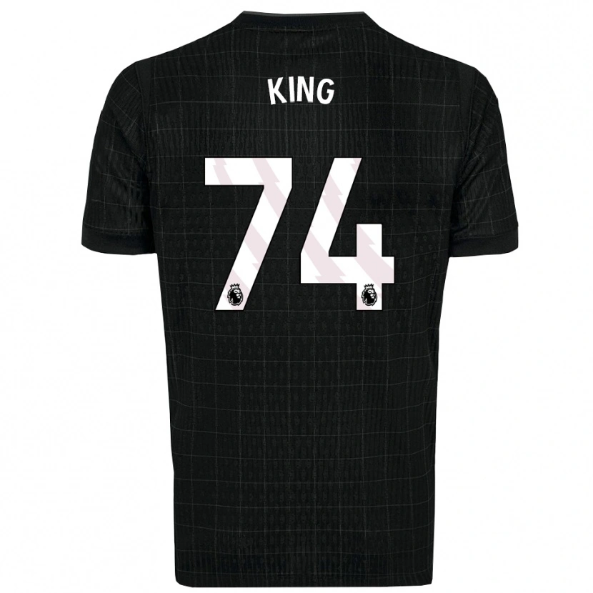 Danxen Mujer Camiseta Maeson King #74 Negro Gris 2ª Equipación 2025/26 La Camisa
