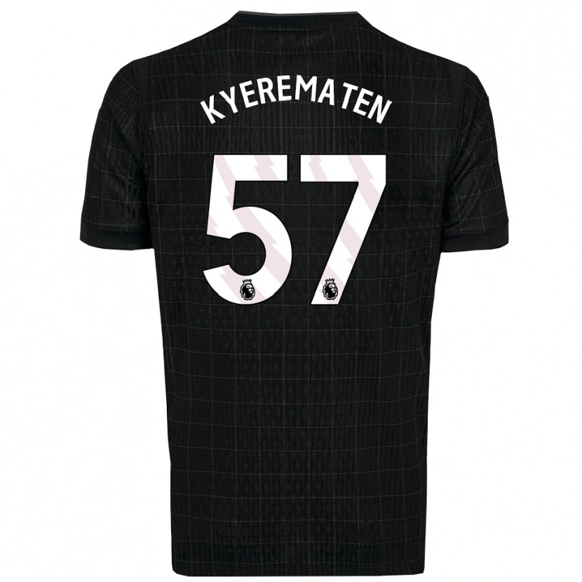 Danxen Mujer Camiseta Rio Kyerematen #57 Negro Gris 2ª Equipación 2025/26 La Camisa