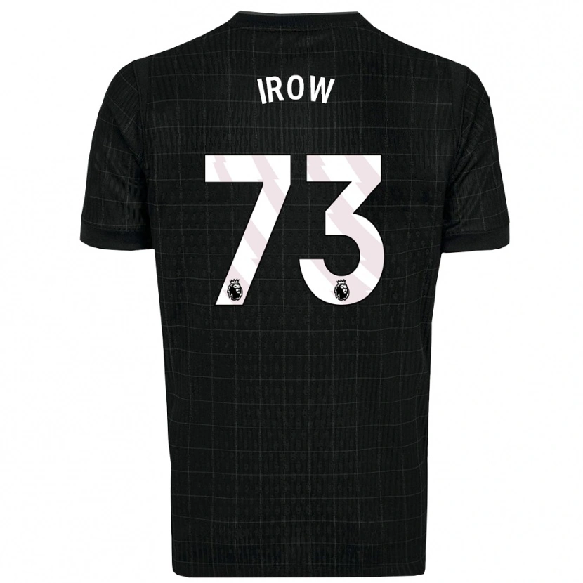 Danxen Mujer Camiseta Oliver Irow #73 Negro Gris 2ª Equipación 2025/26 La Camisa