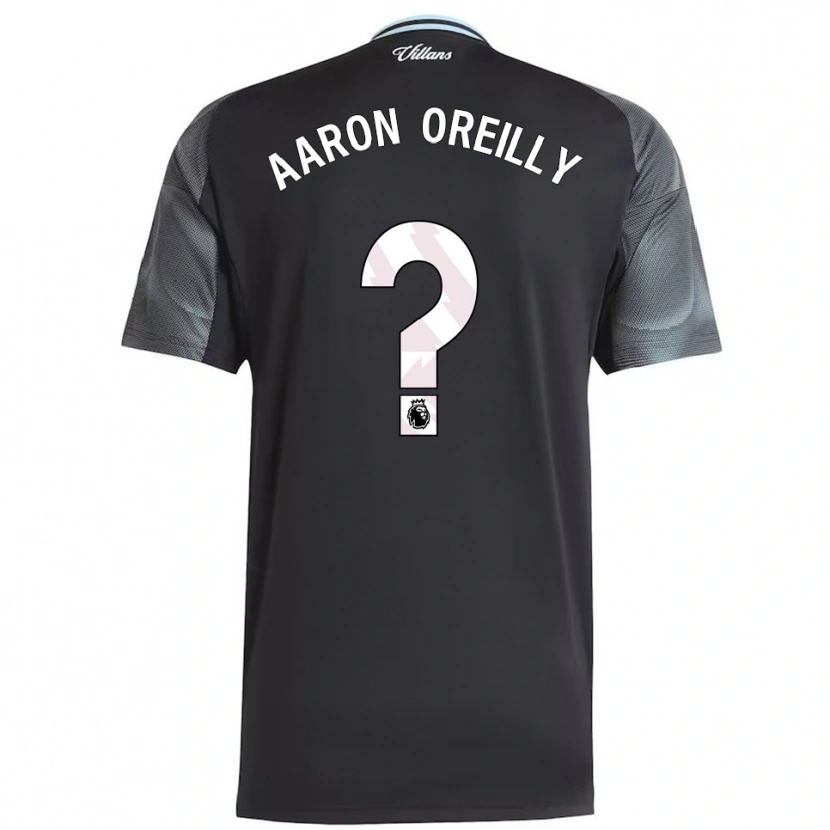Danxen Mujer Camiseta Aaron Oreilly #0 Negro Celeste 2ª Equipación 2025/26 La Camisa