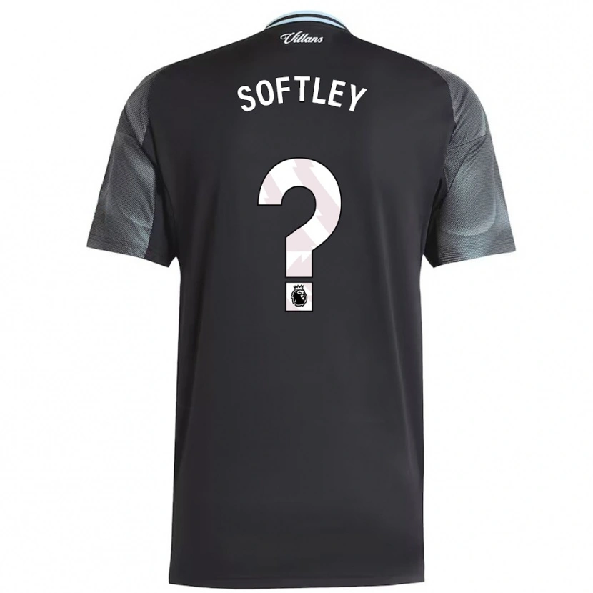 Danxen Mujer Camiseta Luke Softley #0 Negro Celeste 2ª Equipación 2025/26 La Camisa