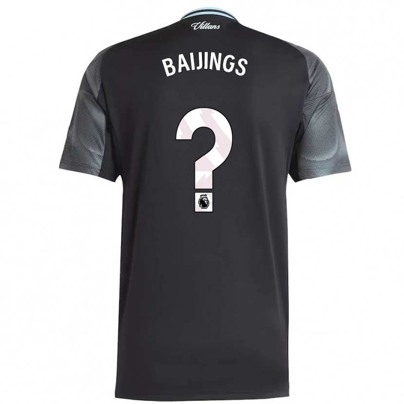 Danxen Mujer Camiseta Jill Baijings #0 Negro Celeste 2ª Equipación 2025/26 La Camisa