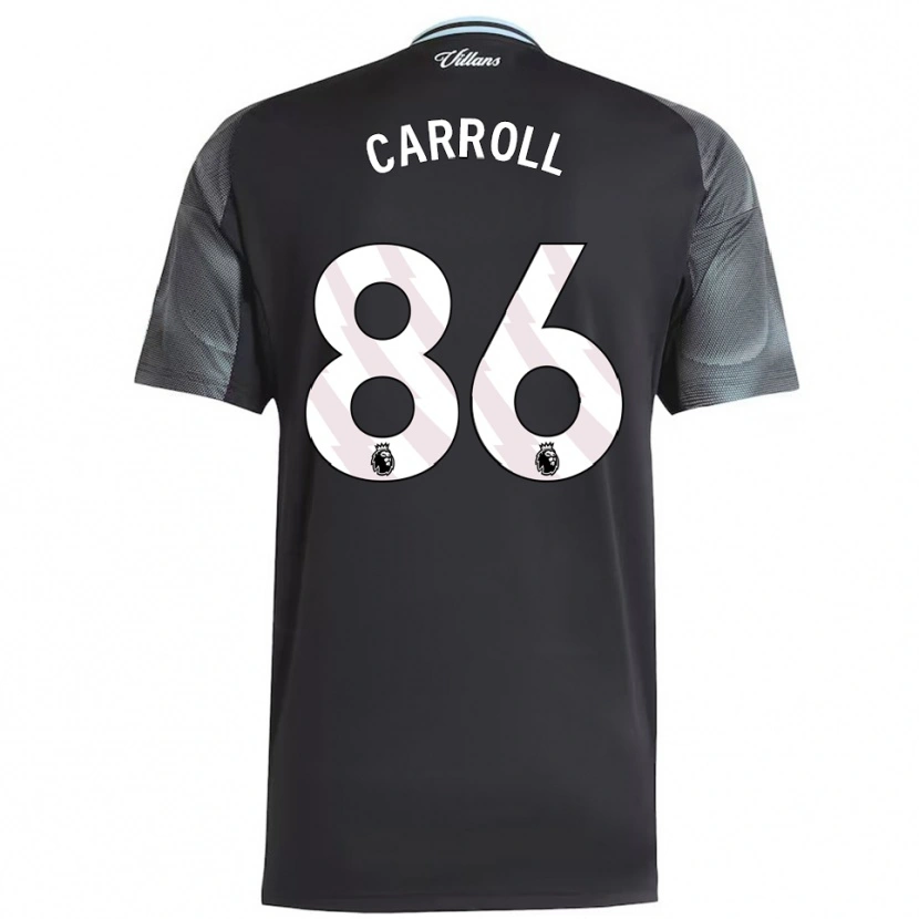 Danxen Mujer Camiseta Tj Carroll #86 Negro Celeste 2ª Equipación 2025/26 La Camisa