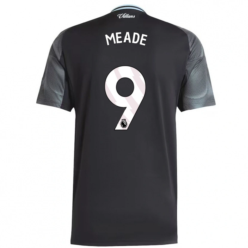 Danxen Mujer Camiseta Markie Meade #9 Negro Celeste 2ª Equipación 2025/26 La Camisa