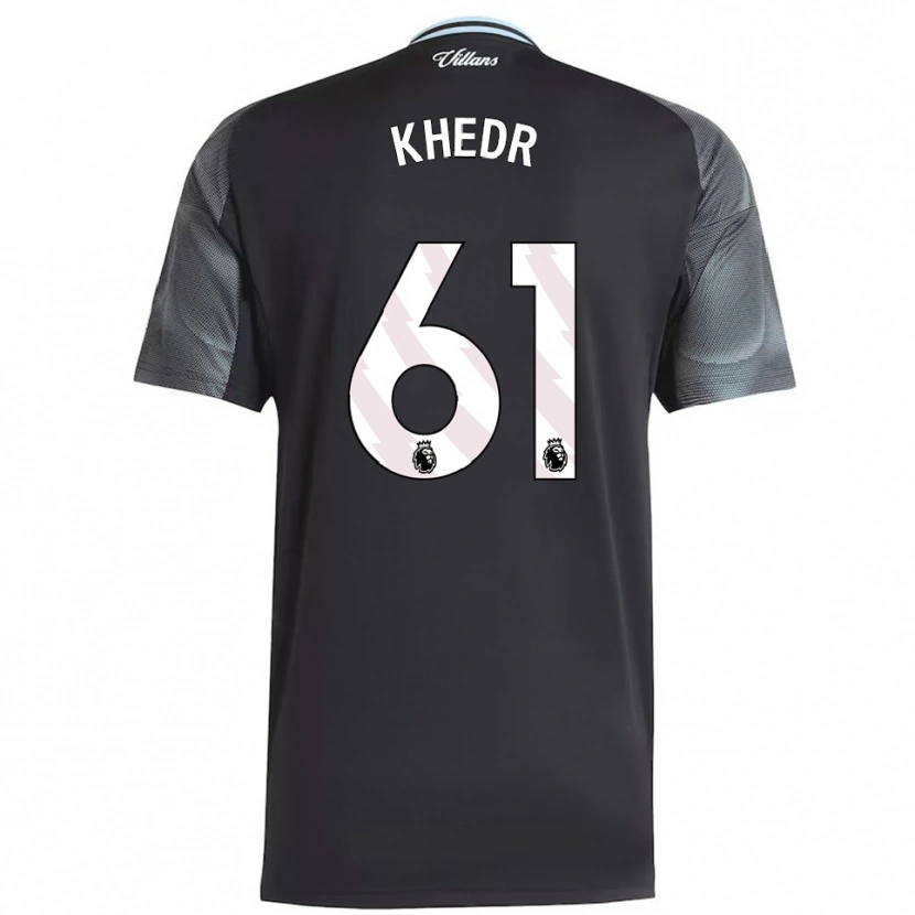Danxen Mujer Camiseta Omar Khedr #61 Negro Celeste 2ª Equipación 2025/26 La Camisa
