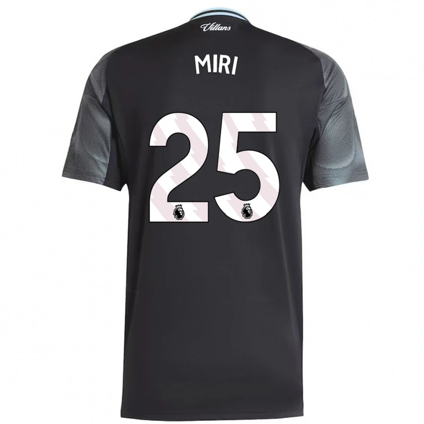 Danxen Mujer Camiseta Miri Taylor #25 Negro Celeste 2ª Equipación 2025/26 La Camisa
