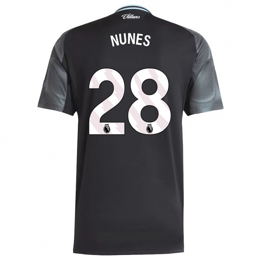 Danxen Mujer Camiseta Gabi Nunes #28 Negro Celeste 2ª Equipación 2025/26 La Camisa