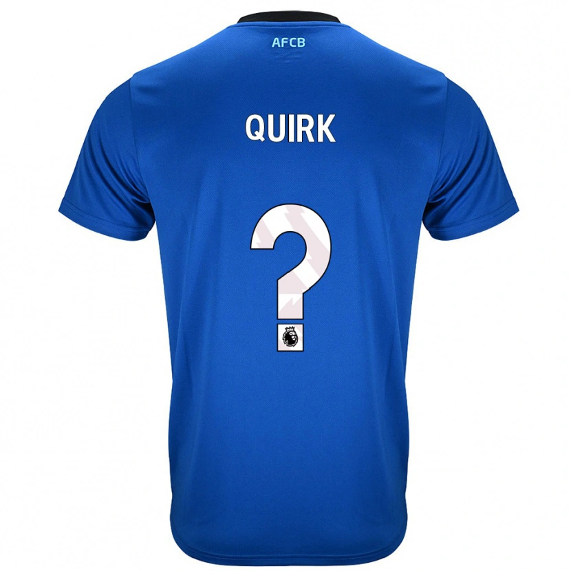 Danxen Mujer Camiseta Sophie Quirk #0 Azul Negro 2ª Equipación 2025/26 La Camisa