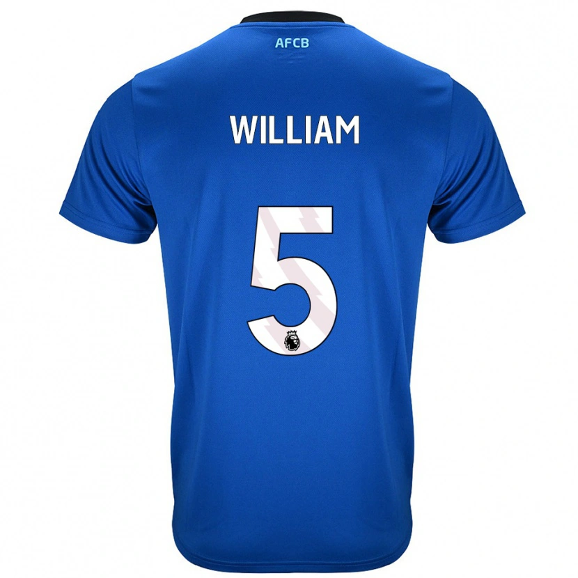 Danxen Mujer Camiseta Harold William #5 Azul Negro 2ª Equipación 2025/26 La Camisa