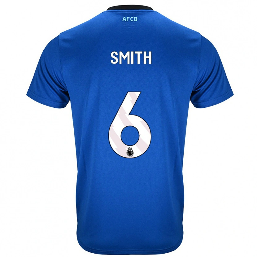 Danxen Mujer Camiseta Maisy Smith #6 Azul Negro 2ª Equipación 2025/26 La Camisa