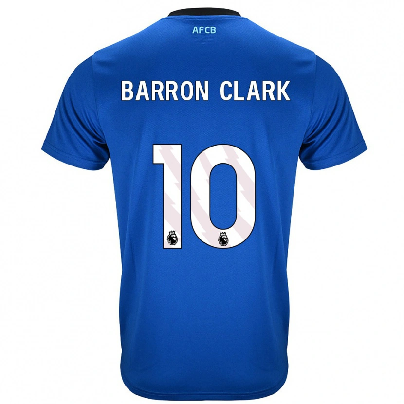 Danxen Mujer Camiseta Molly Barron-Clark #10 Azul Negro 2ª Equipación 2025/26 La Camisa