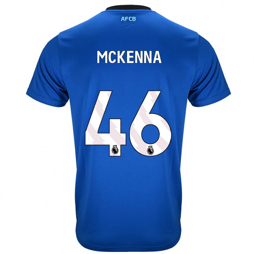 Danxen Mujer Camiseta Callan Mckenna #46 Azul Negro 2ª Equipación 2025/26 La Camisa