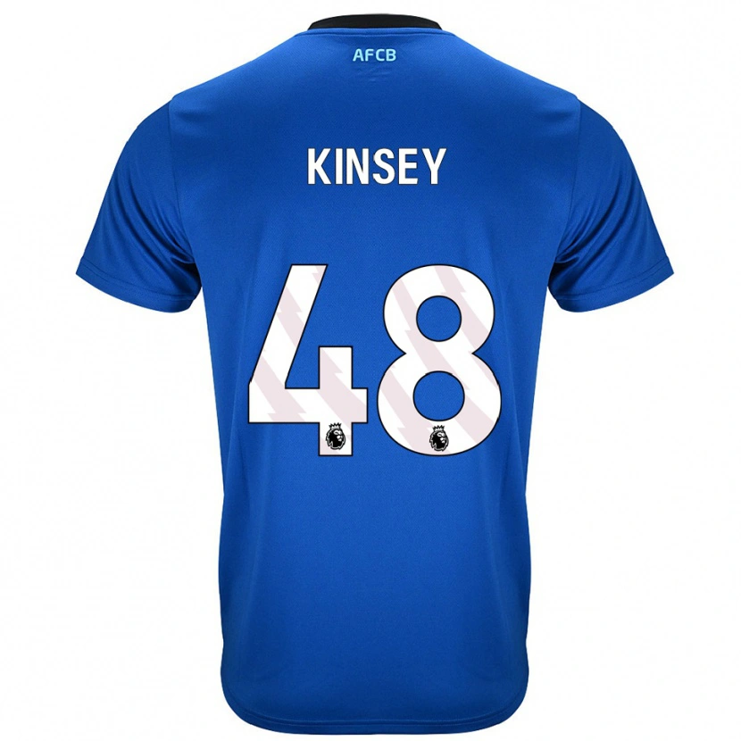 Danxen Mujer Camiseta Max Kinsey #48 Azul Negro 2ª Equipación 2025/26 La Camisa