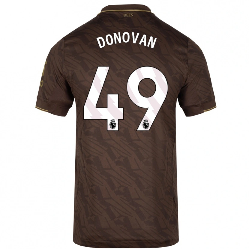 Danxen Mujer Camiseta Romelle Donovan #49 Marrón Oro 2ª Equipación 2025/26 La Camisa